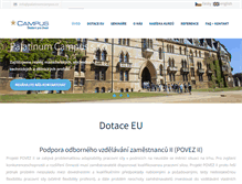 Tablet Screenshot of eu-campus.cz